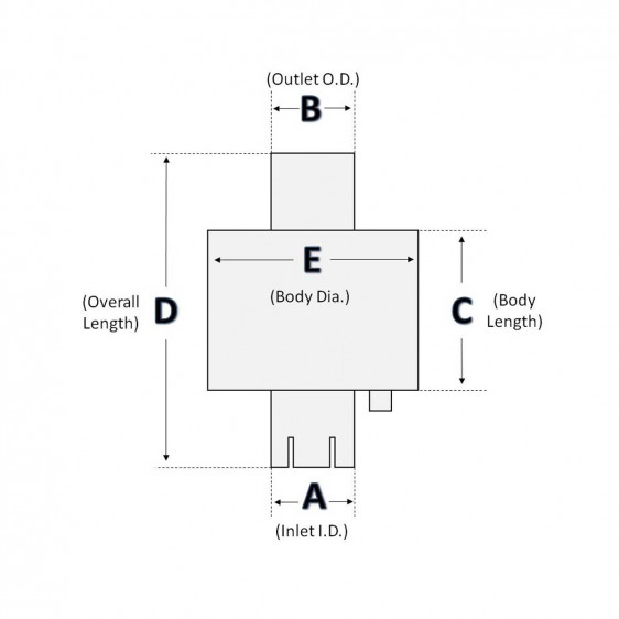 Donaldson Spark Arrestor Schematic Diagram & Dimensions