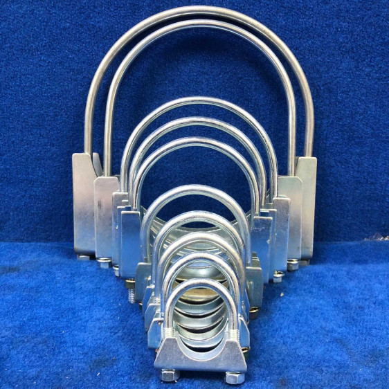 U-Clamp / U-Clip for 1-3/8" / 1.375" Pipe (Clamp Width:38mm)