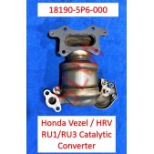 Honda Vezel / HRV RU1/RU3 Catalytic Converter 18190-5P6-000