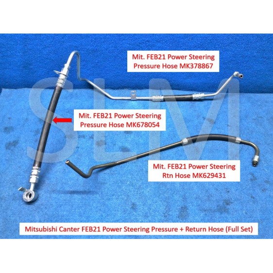 Mitsubishi Canter FEB21 Power Steering Pressure Hose & Return Hose Full Set
MK378867 / MK678054 / MK629431