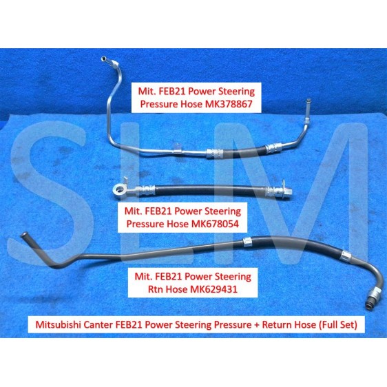 Mitsubishi Canter FEB21 Power Steering Pressure Hose & Return Hose Full Set
MK378867 / MK678054 / MK629431