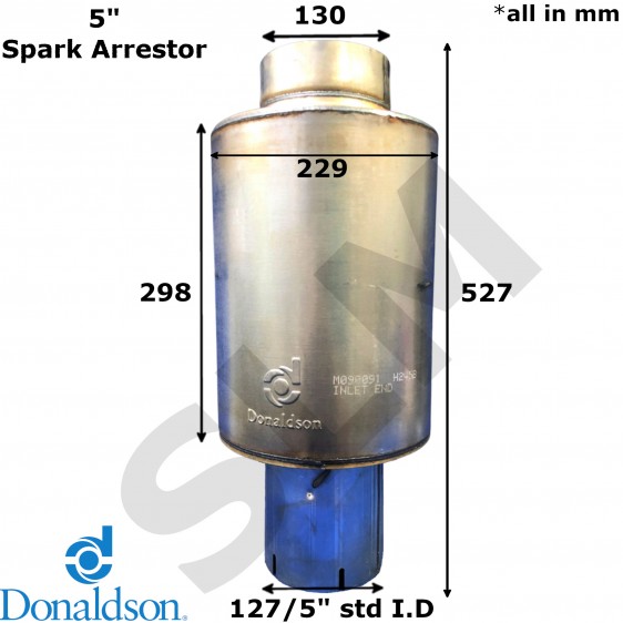 Donaldson Spark Arrestor 5" / 127mm M090091