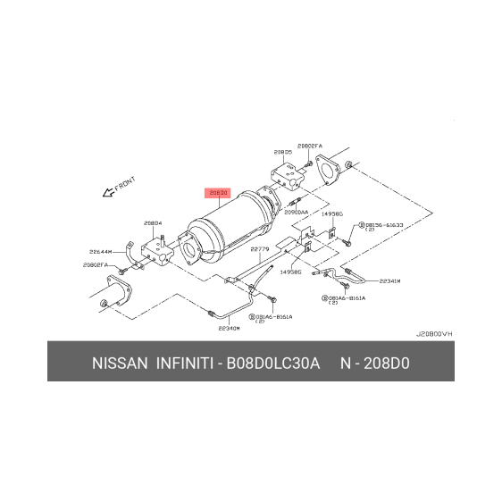 Nissan Cabstar F24 Euro 5 Diesel Particulate Filter DPF (B08D0LC30A)