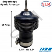 Supertrapp (Compact) Spark Arrestor Inlet 1.75"/1-3/4"/45mm Internal Diameter