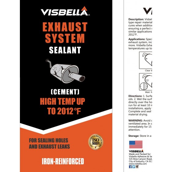 Visbella Exhaust System Sealant (Cement) 150g