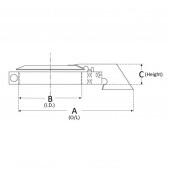 Exhaust Rain Cap/ Stack Cap (Galvanized Steel) 6-1/2" / 6.5" / 165mm